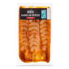 Garnelen-Spieße, Arrabiata