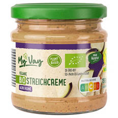 Vegane Streichcreme, Aubergine
