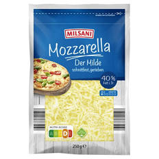 Mozzarella, gerieben 250 g
