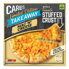 Stuffed Crust Mac & Cheese Pizza