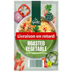 Couscous aromatisé, légumes rôtis