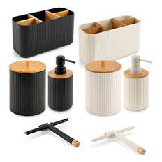 Bambus-Waschbecken-Accessoires