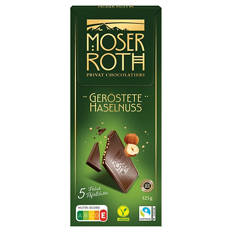 Schokolade 125 g, Zartbitter-Geröstete Haselnuss