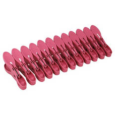 Haushaltszubehör, Wäscheklammern 12er Pack, Beere