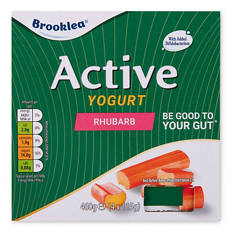Active Rhubarb Yogurt 4 Pack