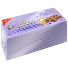 Plaque de chocolat au lait