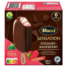 Stieleis sortiert 450 g, Yoghurt-Raspberry