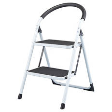 Klapptritt 2-Stufig, Weiß