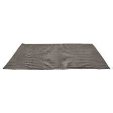Chenille-Badematte, Taupe, 60 x 100 cm