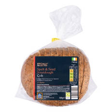 Spelt & Seed Sourdough Sliced Cob