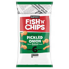 Pickled Onion Crisps 6 Pack
