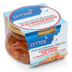 Görög finomságok, csicseriborsó paradicsomszószban, 280 g