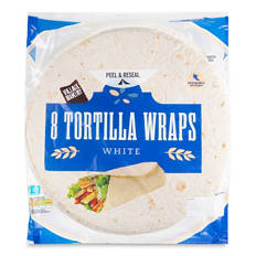 White Tortilla Wraps