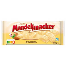 Mandelknacker 100 g, Weiße Schokolade Mandel