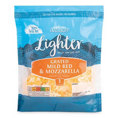 Lighter Mild Red & Mozzarella Cheese