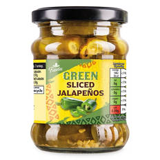 Green sliced Jalapenos