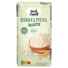 Dinkelmehl 1 kg, Dinkel Type 630