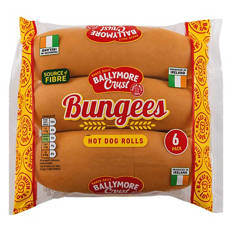 Bungees  Hot Dog Rolls 6 Pack