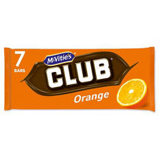 MCVITIE'S, McVities Club Orange/Go, Club Bar Orange
