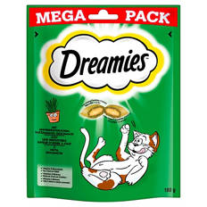 Knuspertaschen / Dreamies 180 g, Katzenminze
