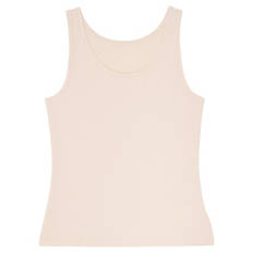Damen Rippunterwäsche, Nude, Tanktop, S 36/38