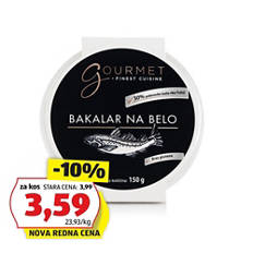 Bakalar, na belo