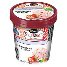 Supreme Rich & Creamy 0,5 l, Erdbeer Crisp