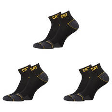 Damen oder Herren Socken 3er-Packung, Schwarz, 35/38