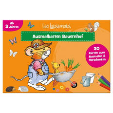 Ausmalkarten, Leo Lausemaus