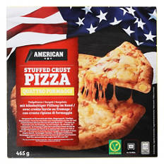 Pizza Stuffed Crust, 4-Käse