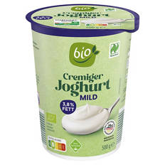 Bio-Joghurt 500 g, 3,8 % Fett