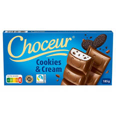 Tafelschokolade, Cookie & Cream 185 g
