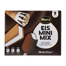 Boîte de mini-glaces assorties
