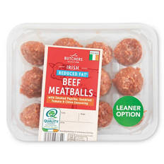Irish Reduced Fat Beef Meatballs