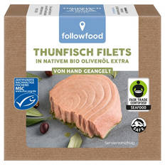 Thunfischfilet in Bio-Olivenöl 160 g
