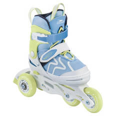 Inline Skates, 3in1 Kinder, Grün, Gr. 29-33