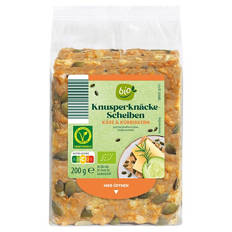 Bio-Knusperknäcke 200 g, Käse & Kürbiskerne