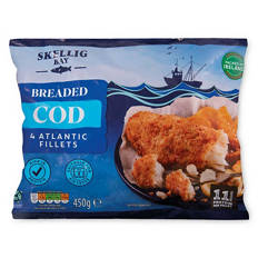 Atlantic Breaded Cod Fillets 4 Pack