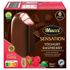 Premium-Stieleis 720 ml, Yoghurt Raspberry