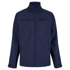 Softshell-Jacke oder -Mantel, Herren Blau, L 52/54