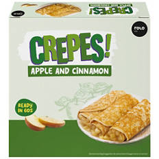 Crêpes surgelate, mela e cannella