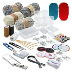 Présentoir pour accessoires de tricot et de couture