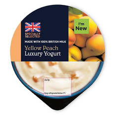 Yellow Peach Luxury Yogurt