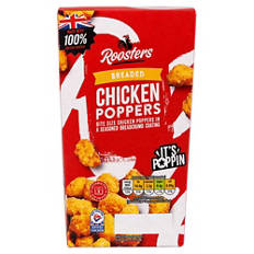 Breaded Chicken Poppers with BBQ Dip