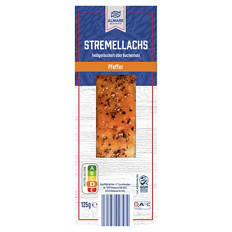 Stremellachs 125 g, Pfeffer