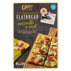 Mozzarella & Basil Stonebaked Flatbread