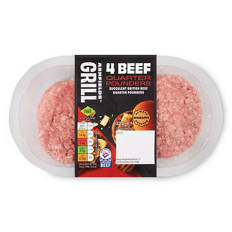 British Beef Quarter Pounders 4 Pack