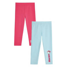 Kleinkinder Leggings, Blau/Pink, 98