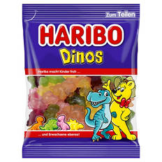Haribo Party Time 160-175 g, Dinos 175 g