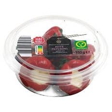 Mediterrane Antipasti 150 g, Rote Peperoni